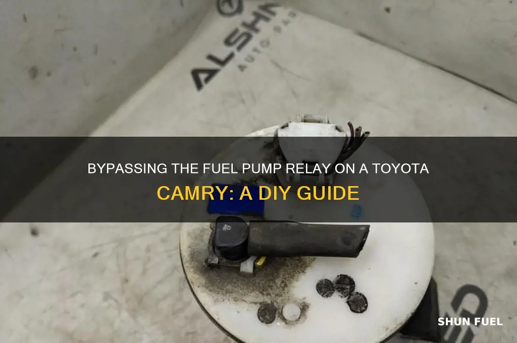 how to bypass the fuel pump relay on a camry