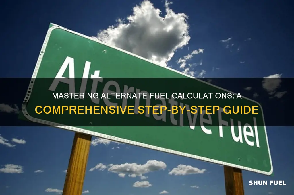 how to calculate alternate fuel