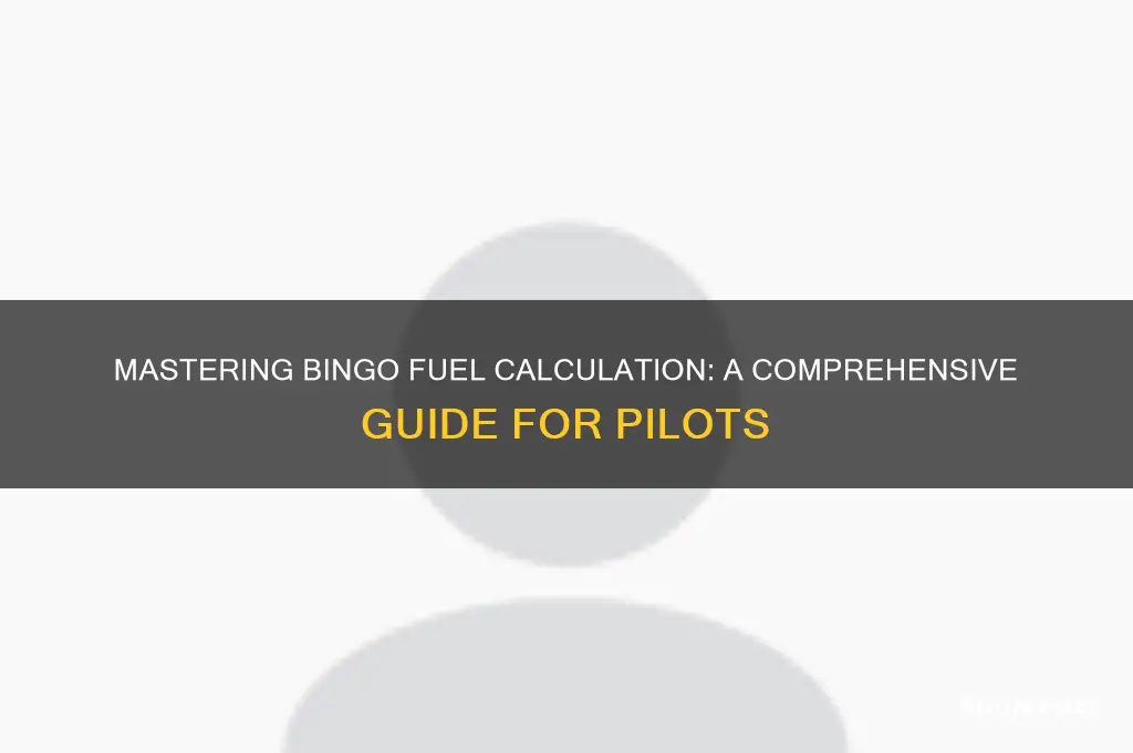 how to calculate bingo fuel
