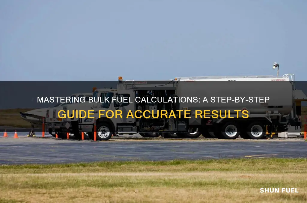 how to calculate bulk fuel