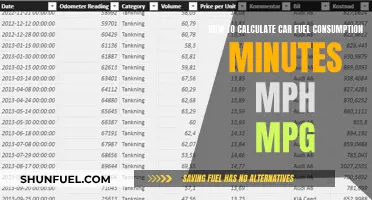 Fuel Efficiency: Calculating Car MPG and Minutes per Mile