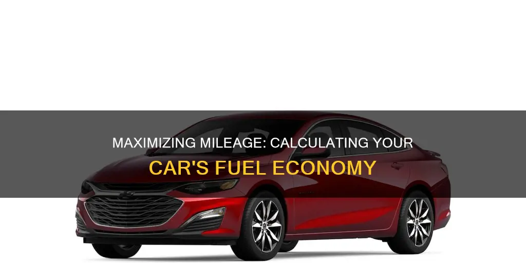 how to calculate car fuel economu