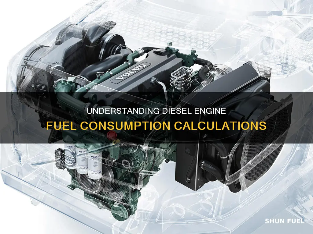 how to calculate diesel engine fuel consumption