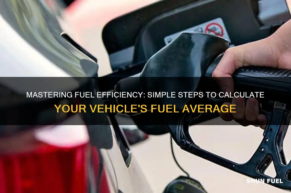 how to calculate fuel average