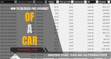 Fuel Efficiency Calculation: Understanding Your Car's Performance