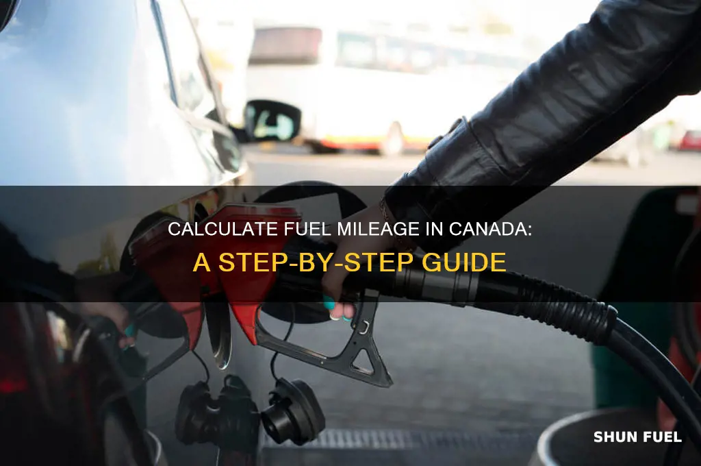 how to calculate fuel mileage canada