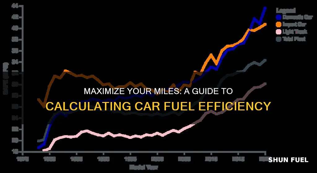 how to calculate fuel miliage for your car