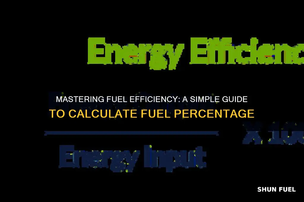 how to calculate fuel percentage