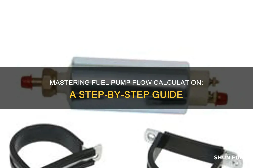 how to calculate fuel pump flow