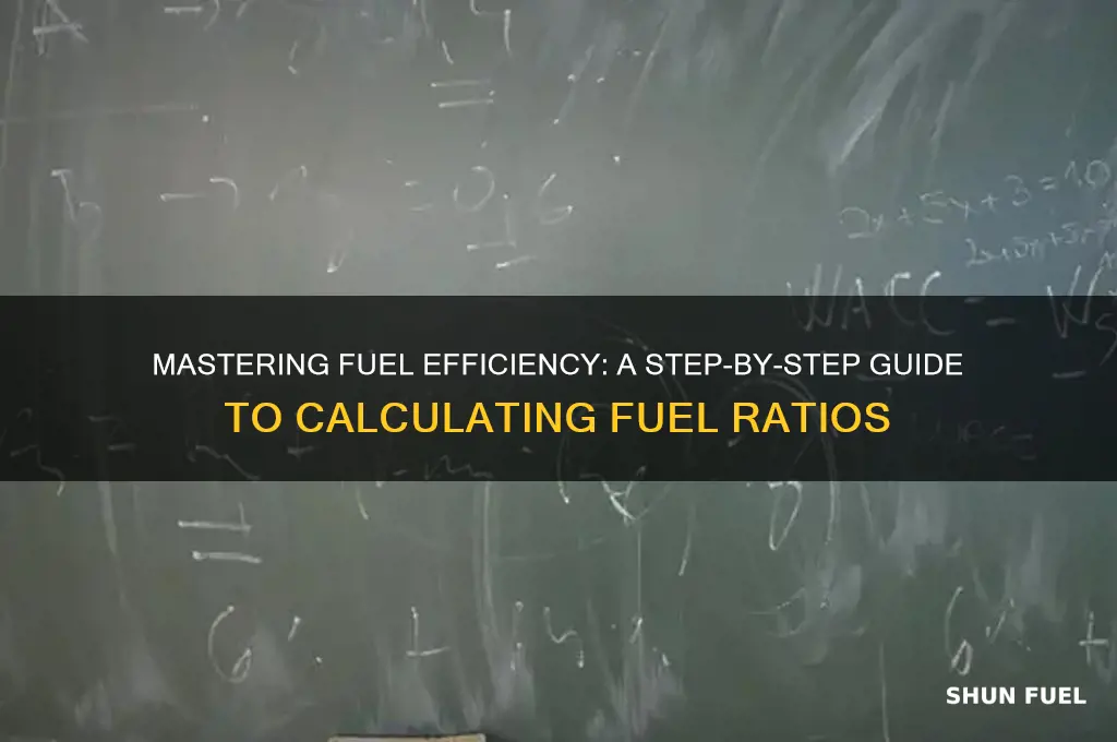 how to calculate fuel ratio