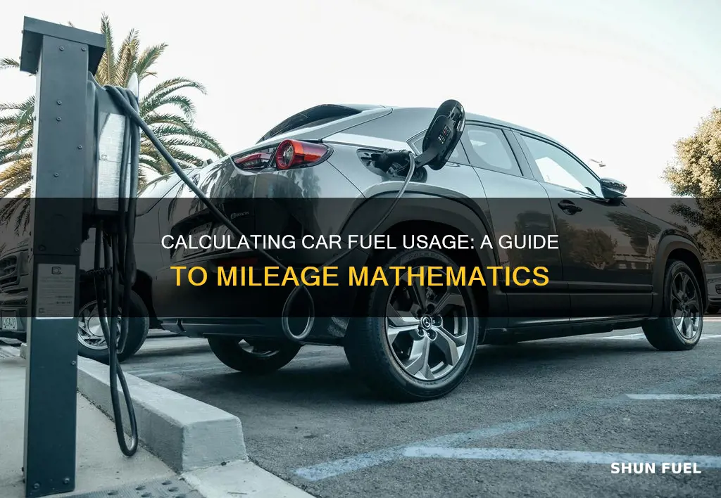 how to calculate fuel usage in a car