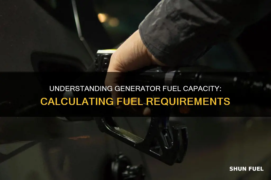 how to calculate hhow much fuel a generator holds
