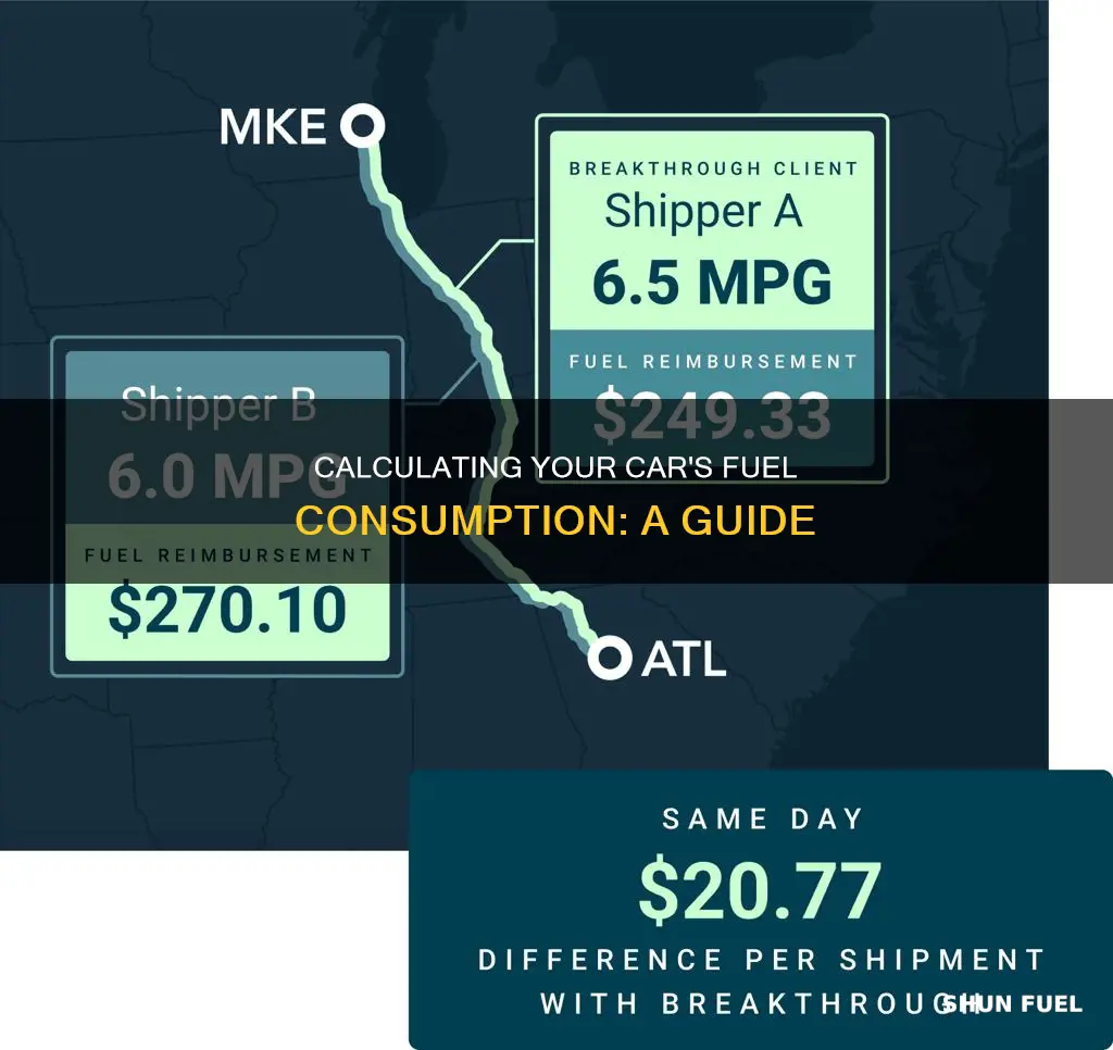 how to calculate how much fuel my car uses