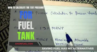 Calculating Test Pressure for Fuel Tanks: A Comprehensive Guide