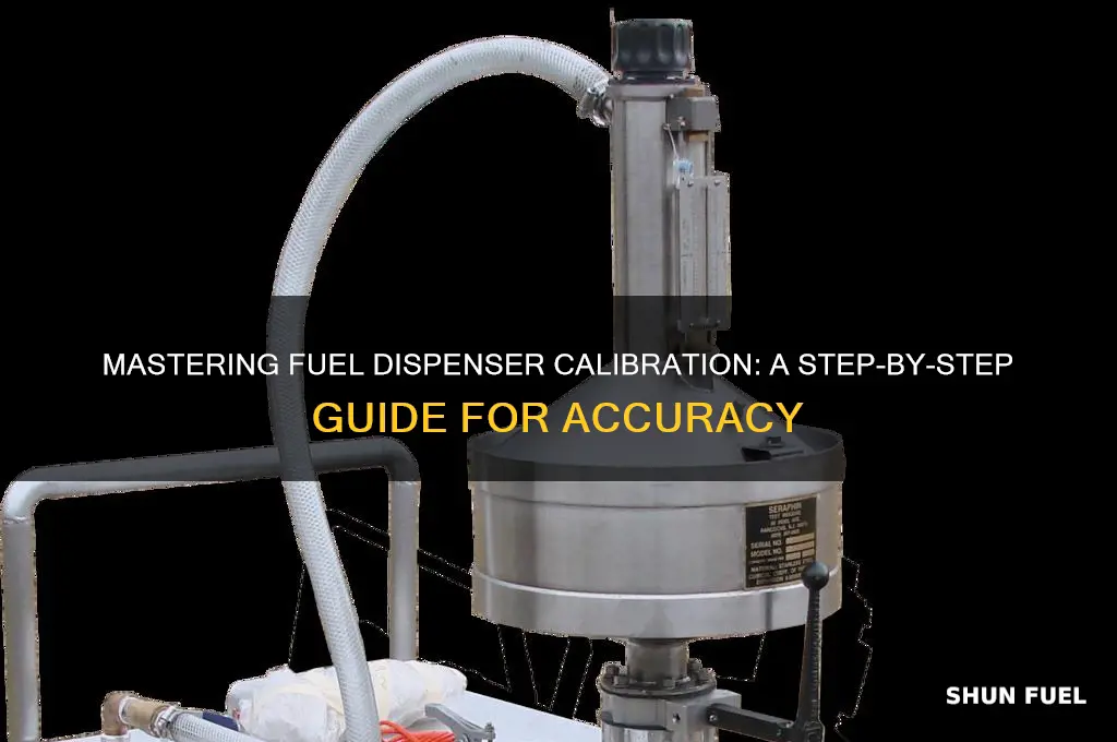 how to calibrate fuel dispenser
