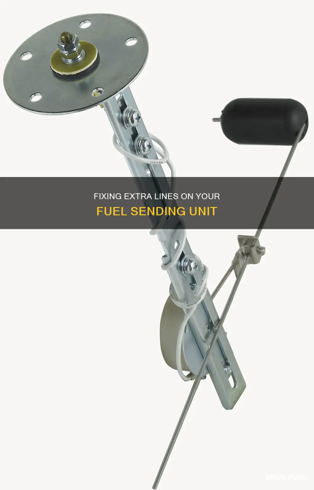 how to cap extra lines on fuel sending unit