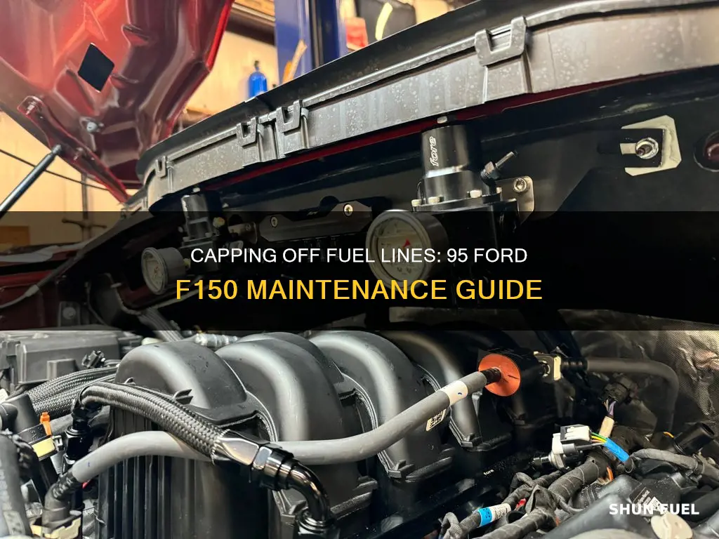 how to cap off fuel line 95 ford f150