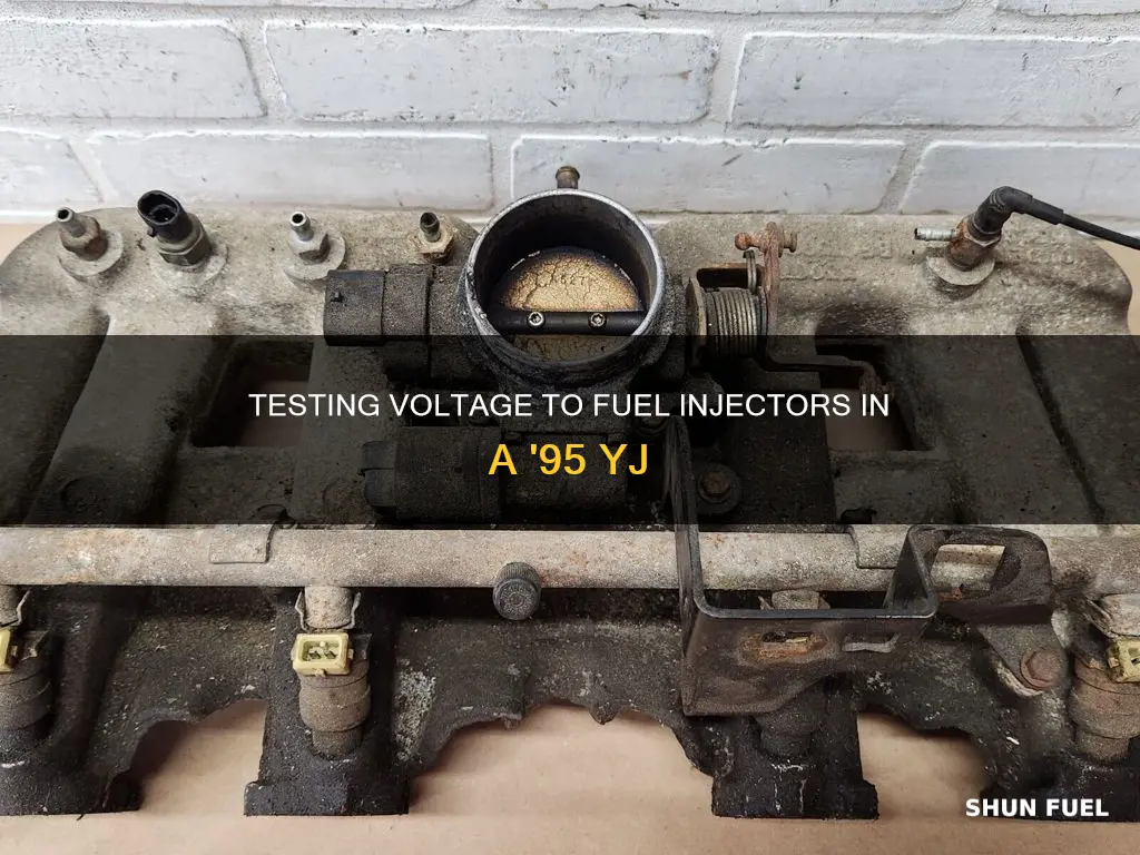 how to ccheck voltage to fuel injectors 95 yj
