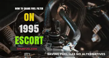 Changing Fuel Filter: 1995 Escort Guide