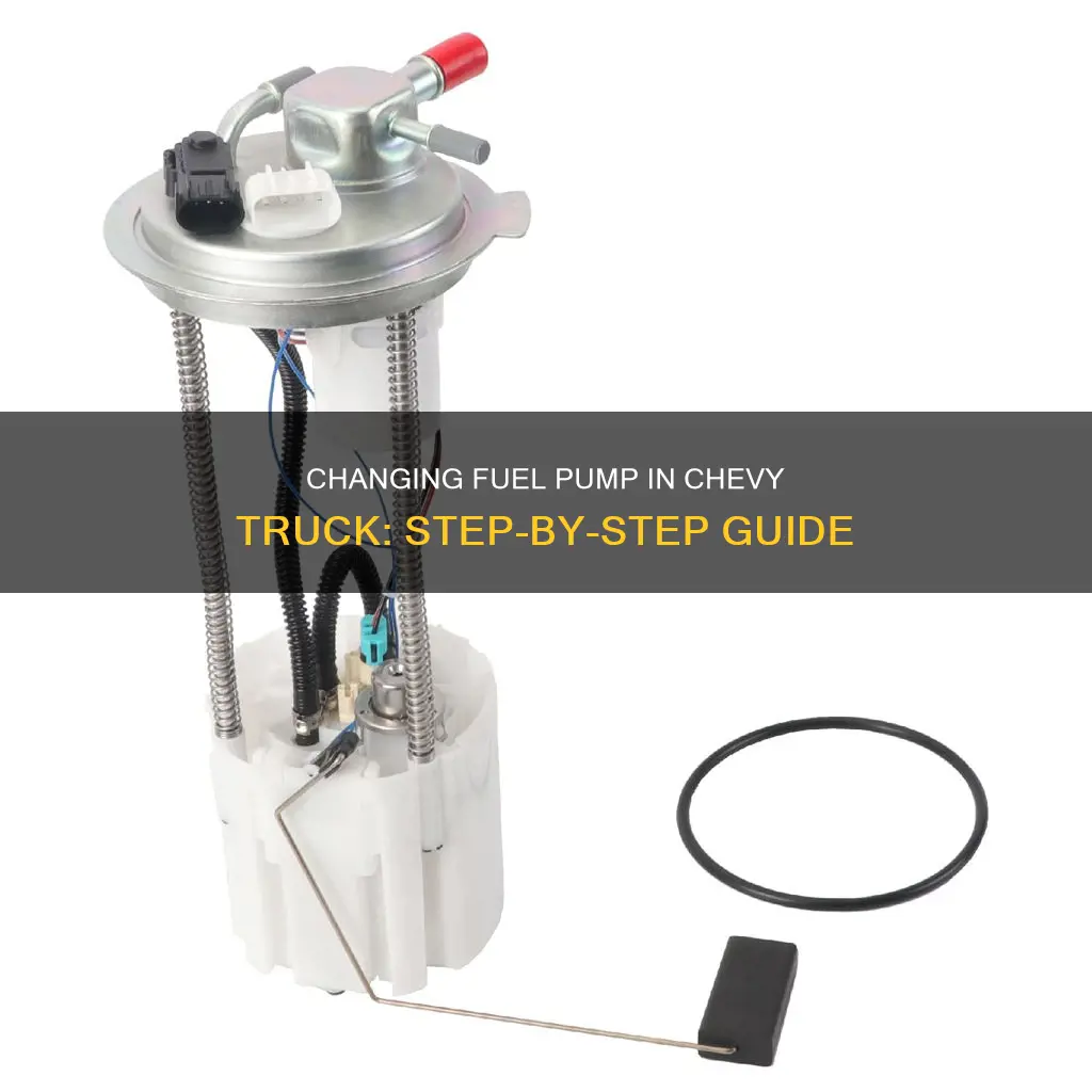 how to chang fuel pump on 20o1 cheve truck