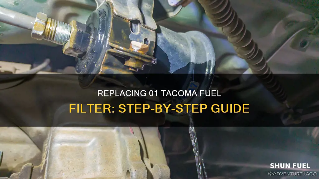 how to change 01 tacoma fuel filter