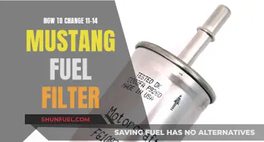 Changing Fuel Filters: 2011-2014 Mustangs