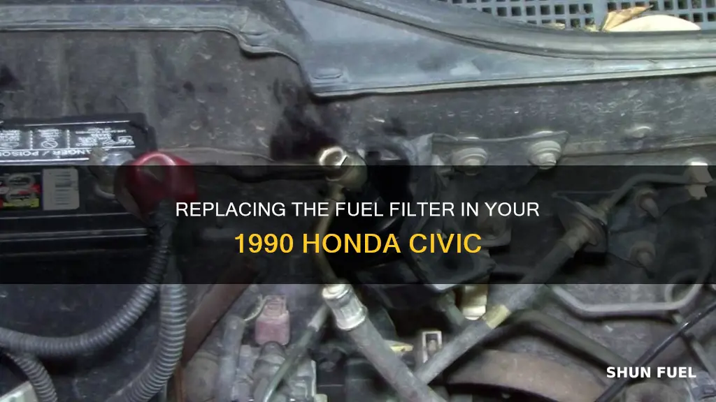 how to change 1990 honda civic fuel filter