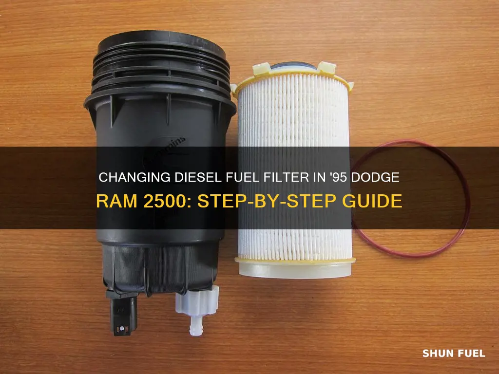 how to change 1995 dodge ram 2500 diesel fuel filter