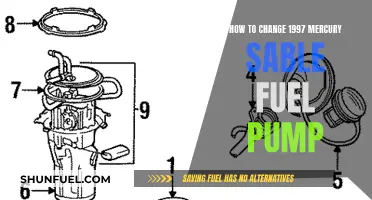 Replacing the Fuel Pump in a 1997 Mercury Sable