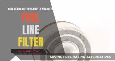 Jeep Wrangler TJ Fuel Line Filter: A Step-by-Step Guide