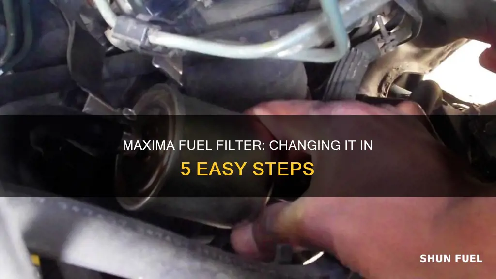 how to change 2000 maxima fuel filter