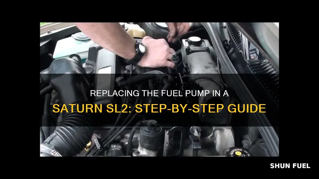 how to change 2000 saturn sl2 fuel pump