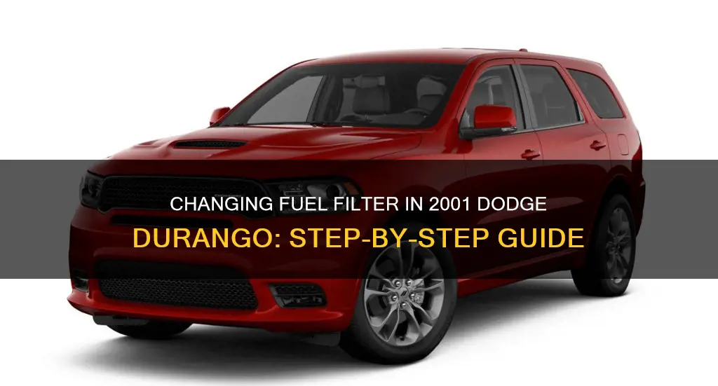 how to change 2001 dodge durango fuel filter