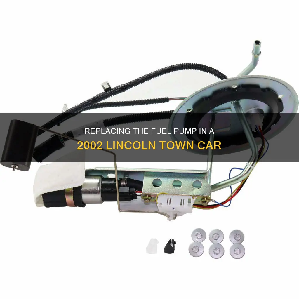 how to change 2002 lincoln town car fuel pump