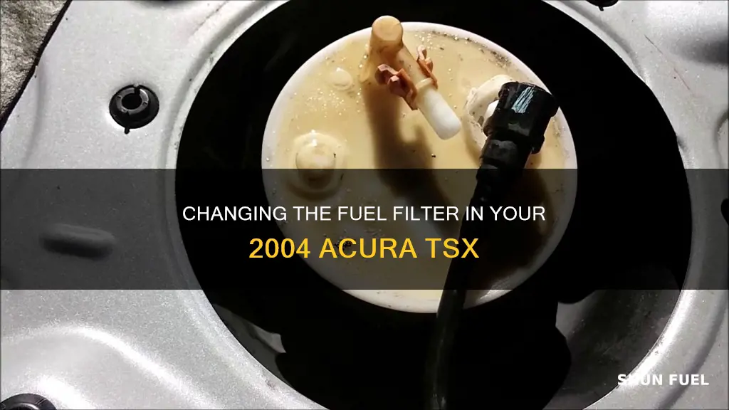 how to change 2004 acura tsx fuel filter