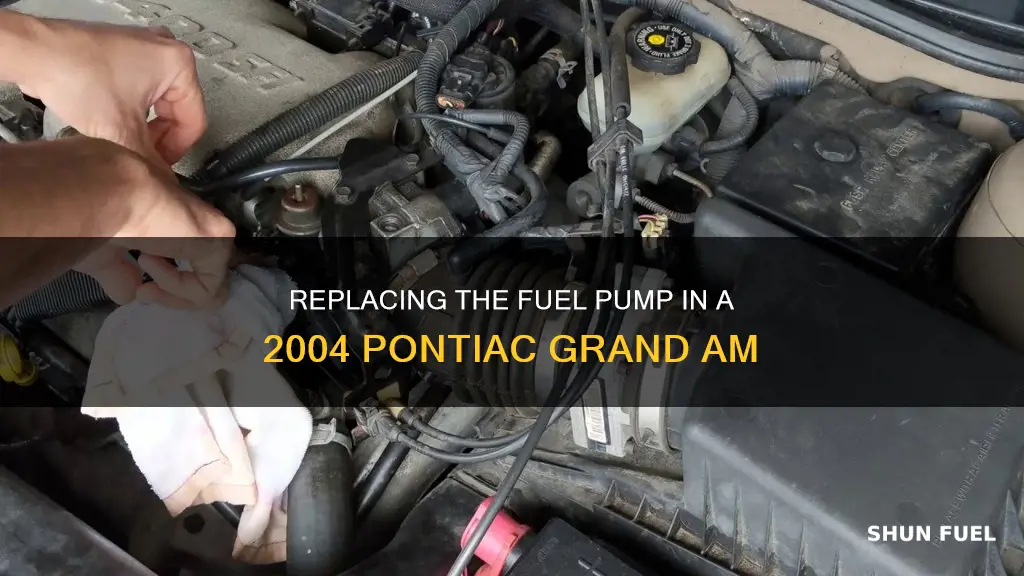 how to change 2004 pontiac grand am fuel pump