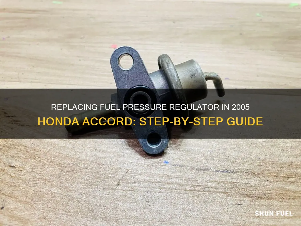 how to change 2005 honda accord fuel pressure regulator