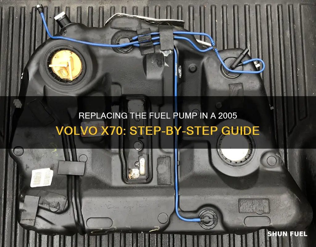 how to change 2005 volvo x70 fuel pump