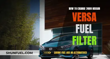 Changing the Fuel Filter in a 2009 Nissan Versa