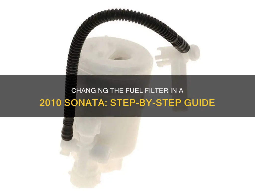 how to change 2010 sonata fuel filter