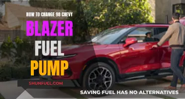 Replacing the Fuel Pump in Your 1998 Chevy Blazer