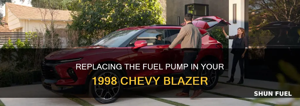 how to change 98 chevy blazer fuel pump