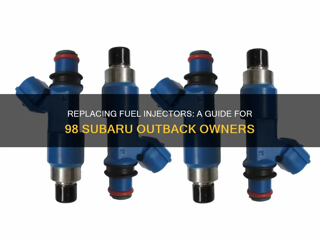 how to change 98 outback fuel injector