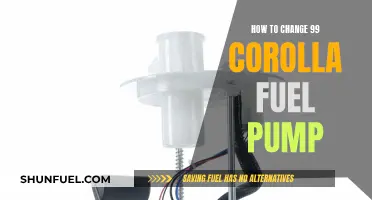 Corolla Fuel Pump Replacement: DIY Guide for 99 Models