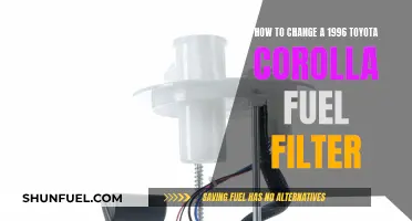 Changing Fuel Filters: 1996 Toyota Corolla Guide