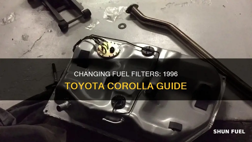 how to change a 1996 toyota corolla fuel filter