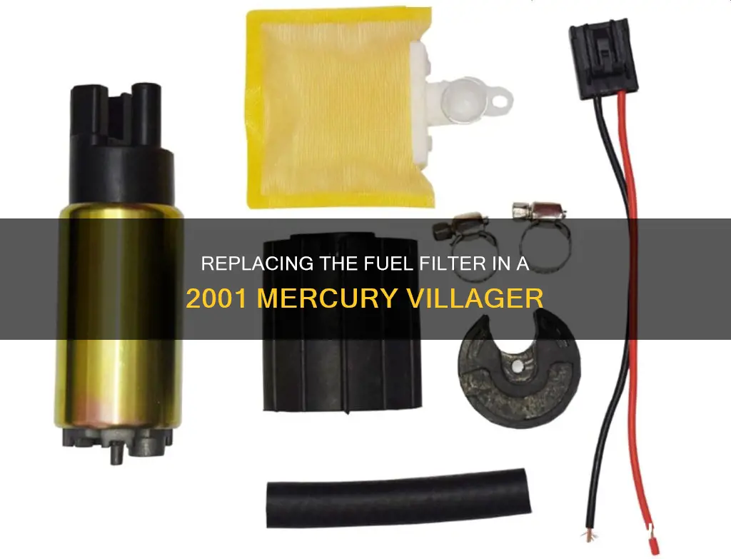 how to change a 2001 mercury villager fuel filter