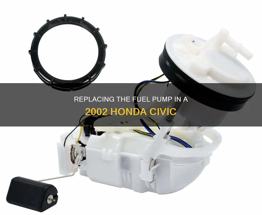 how to change a 2002 honda civic fuel pump