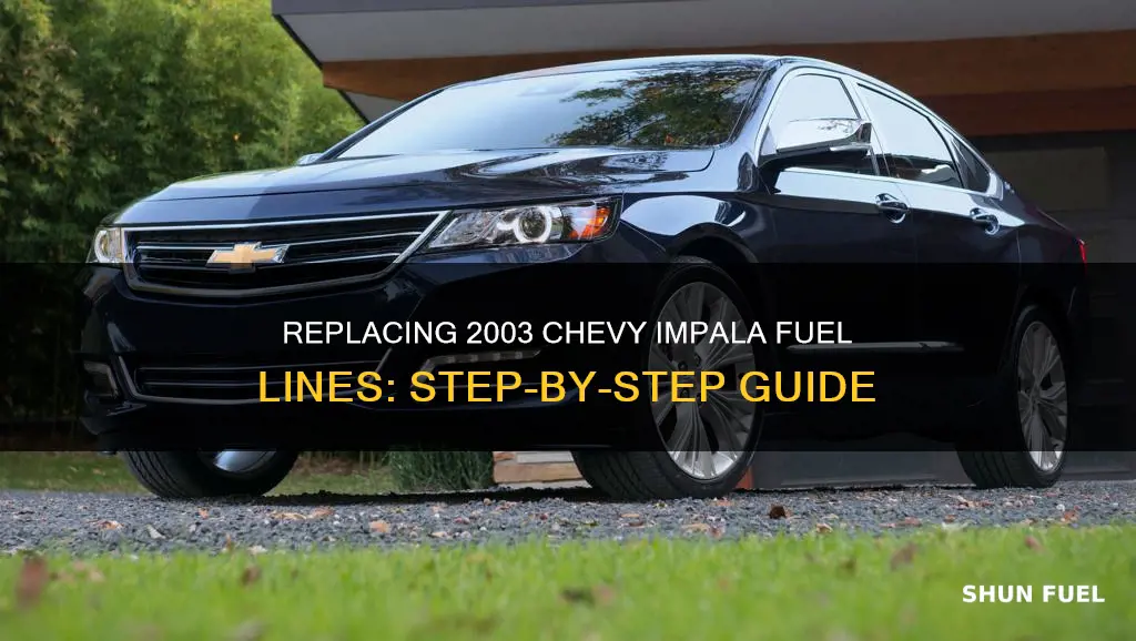 how to change a 2003 chevy impala fuel line diagram