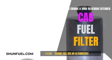 Replacing Fuel Filter: 2005 Silverado Extended Cab Guide